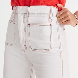 Madewell NWT Rigid Demi Boot High Rise Crop Jeans